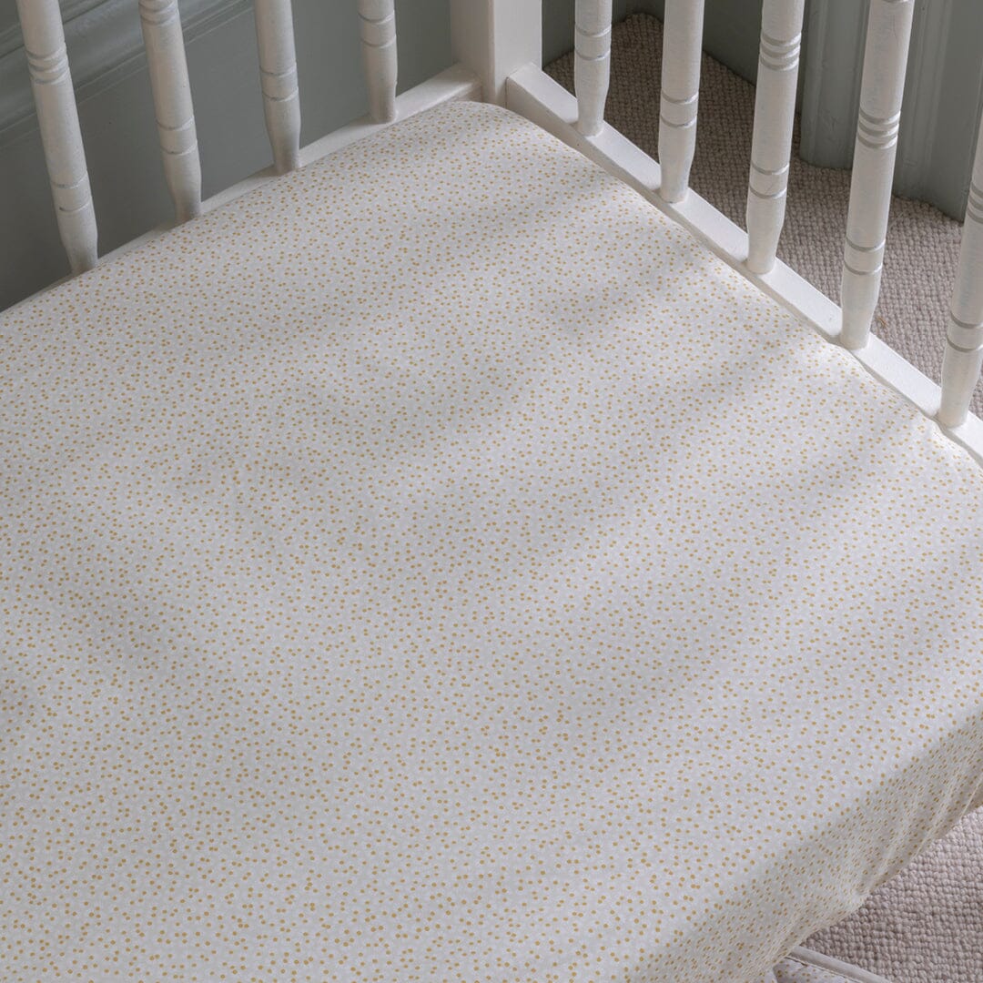 Avery Row - Organic Cotbed Fitted Sheet - Daisy Meadow Bedding Avery Row Wholesale 