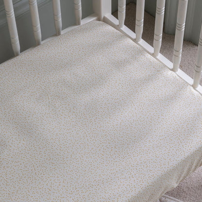 Avery Row - Organic Cotbed Fitted Sheet - Daisy Meadow Bedding Avery Row Wholesale 