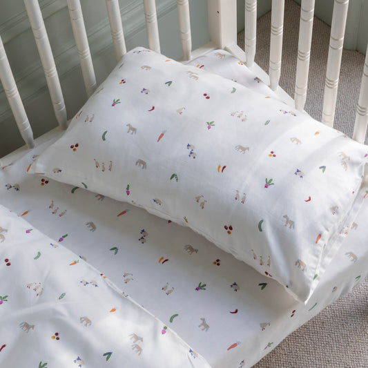 Avery Row | Organic Cotbed Fitted Sheet | Little Farm Bedding Avery Row Wholesale 