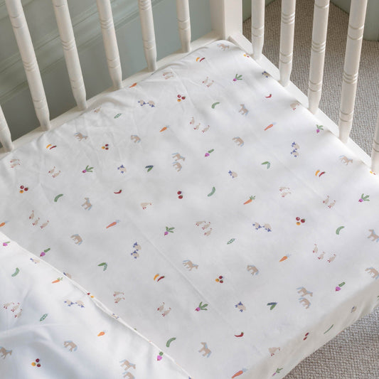 Avery Row | Organic Cotbed Fitted Sheet | Little Farm Bedding Avery Row Wholesale 