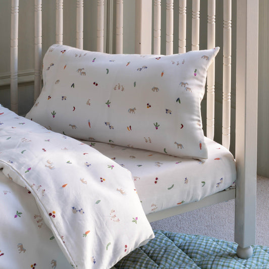 Avery Row | Organic Cotton Cotbed Bedding Set | Little Farm Bedding Avery Row Wholesale 