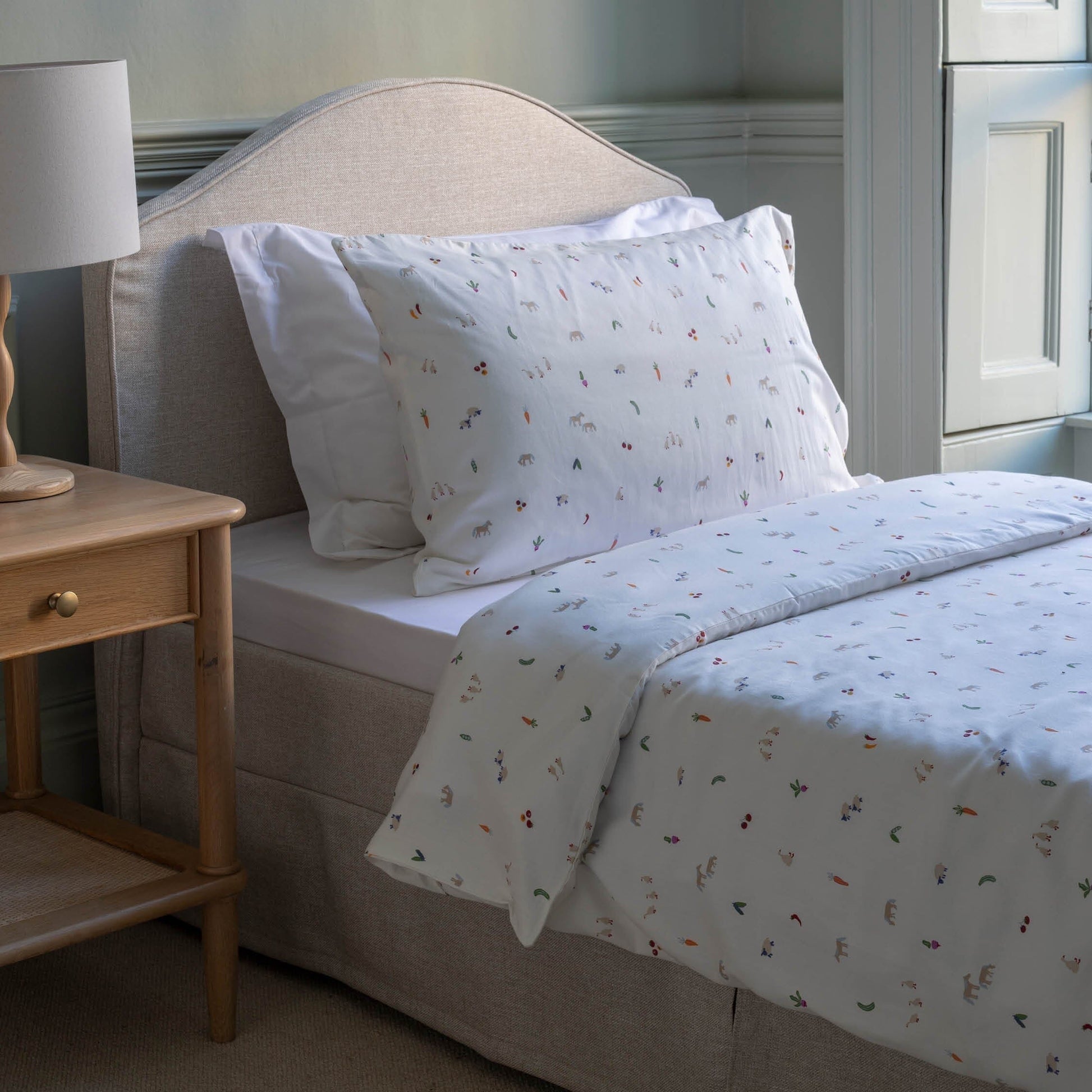 Avery Row | Organic Cotton Single Bedding Set | Little Farm Bedding Avery Row Wholesale 