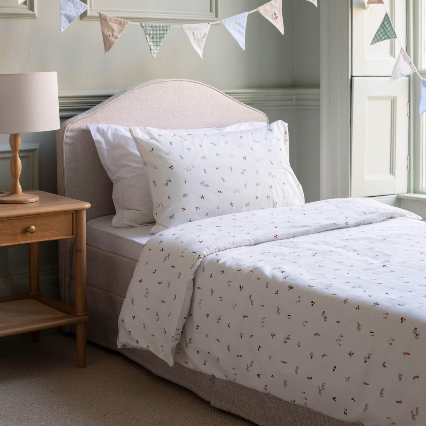 Avery Row | Organic Cotton Single Pillowcase | Little Farm Avery Row Wholesale 