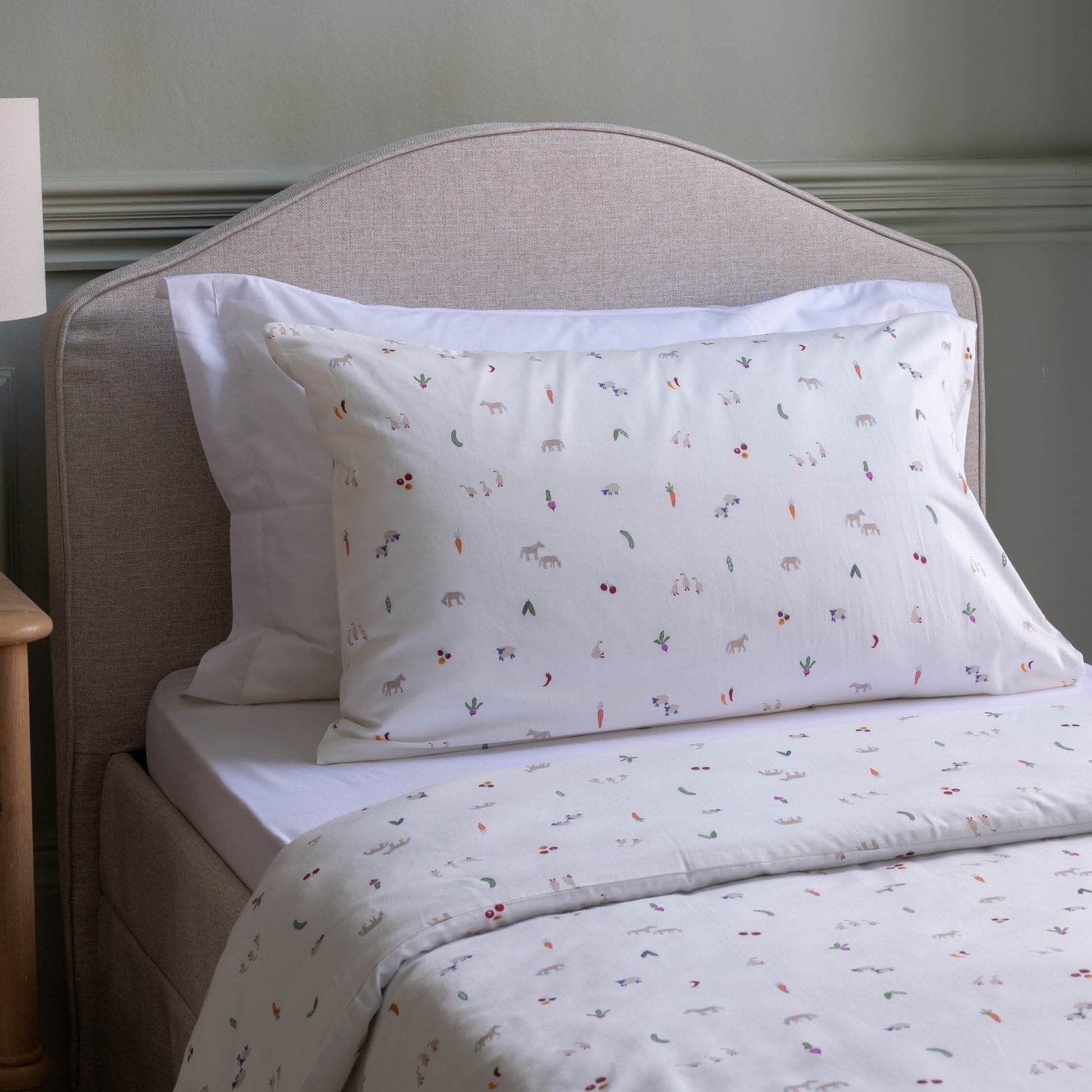 Avery Row | Organic Cotton Single Pillowcase | Little Farm Avery Row Wholesale 