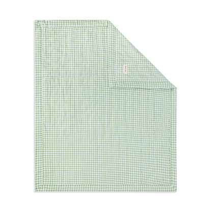 Avery Row | Quilted Single Bedspread | Greenhouse Gingham Bedding Avery Row Wholesale 