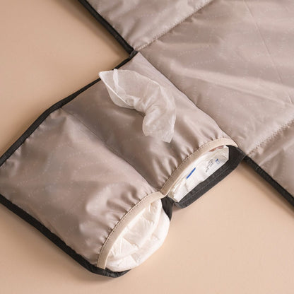 Avery Row | Recycled Nylon Travel Baby Changing Mat | Soft Black Changing Bags & Travel Changing Mats Avery Row Wholesale 
