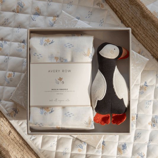 Avery Row | Swaddle & Cuddle New Baby Gift Set | Coastline Avery Row Wholesale 