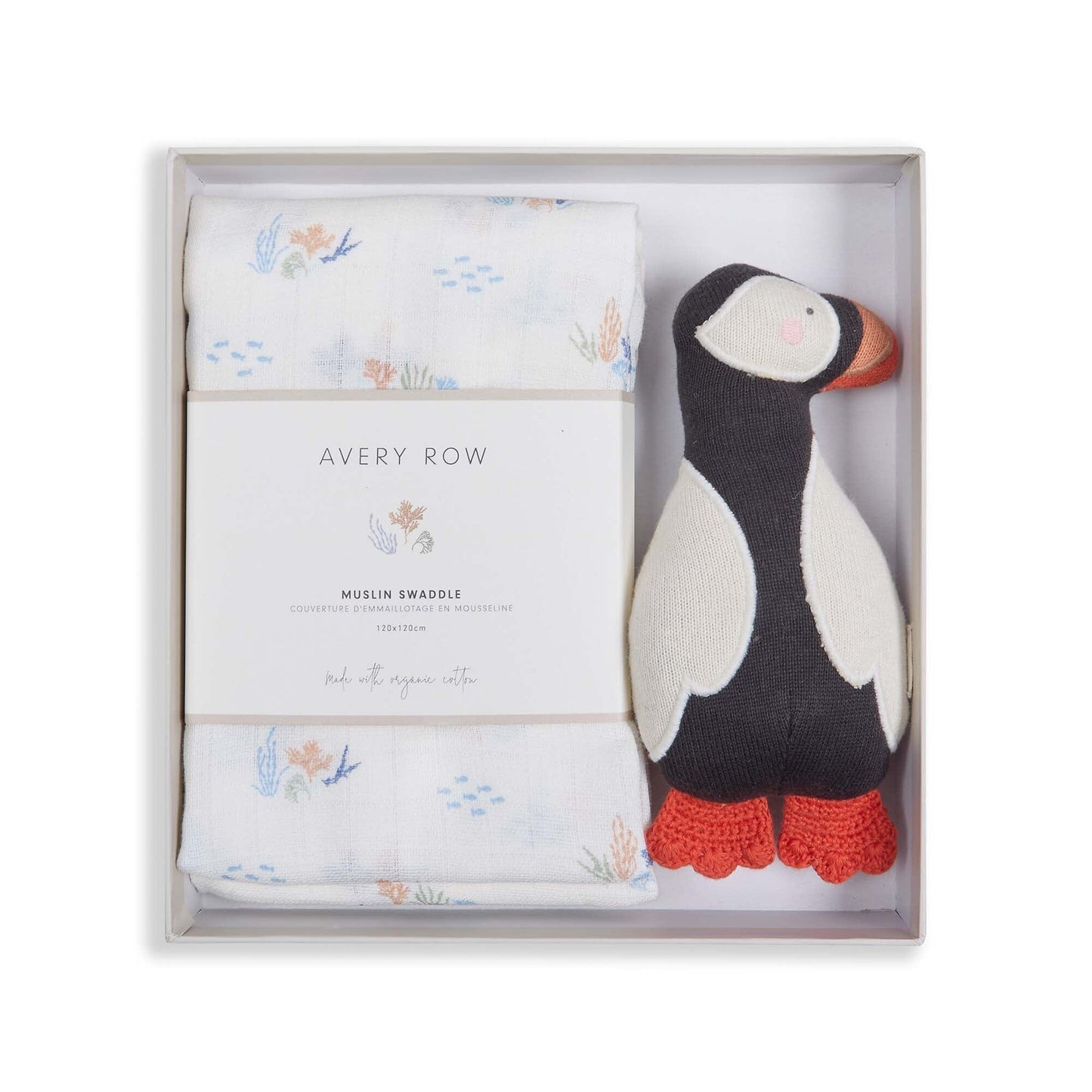 Avery Row | Swaddle & Cuddle New Baby Gift Set | Coastline Avery Row Wholesale 