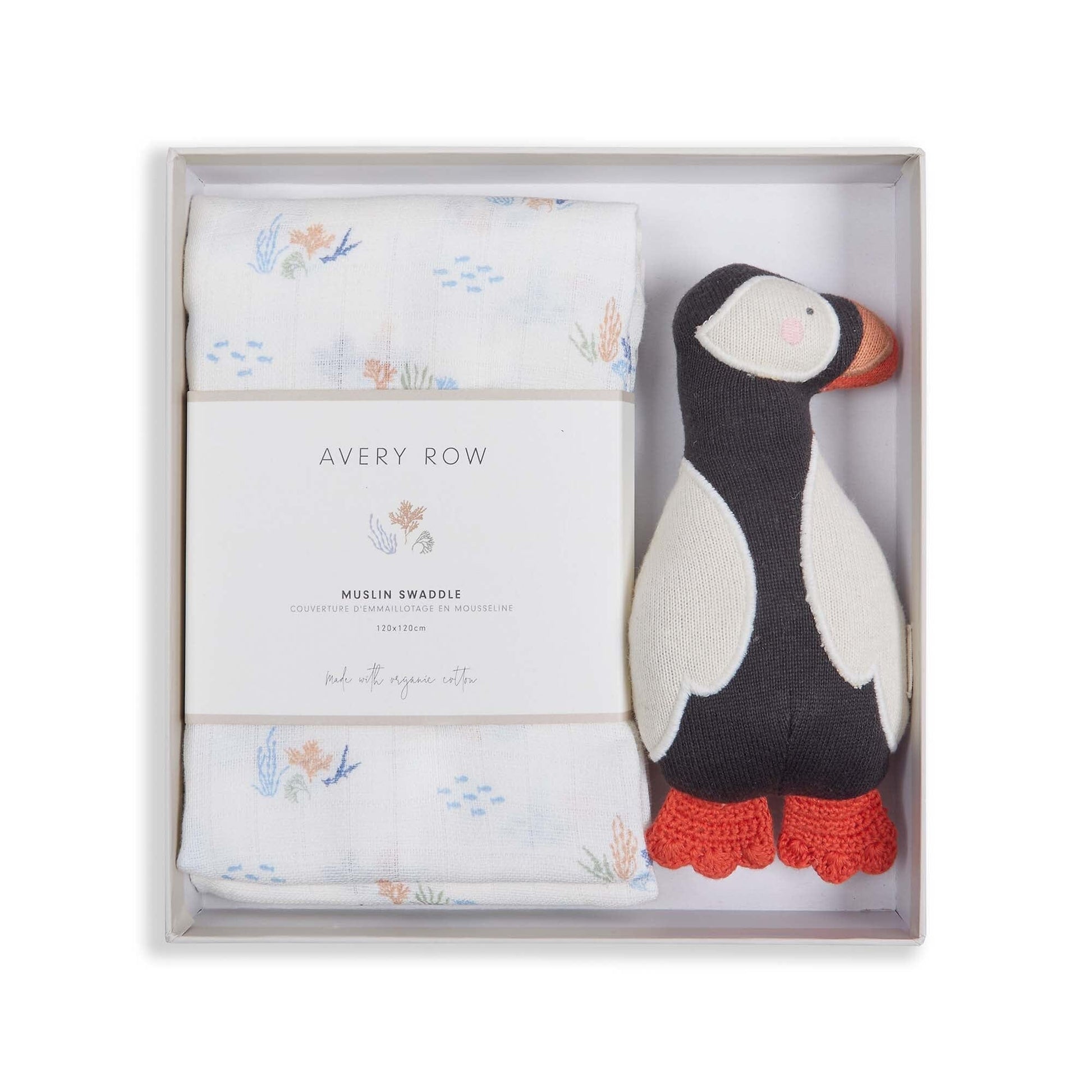 Avery Row | Swaddle & Cuddle New Baby Gift Set | Coastline Avery Row Wholesale 