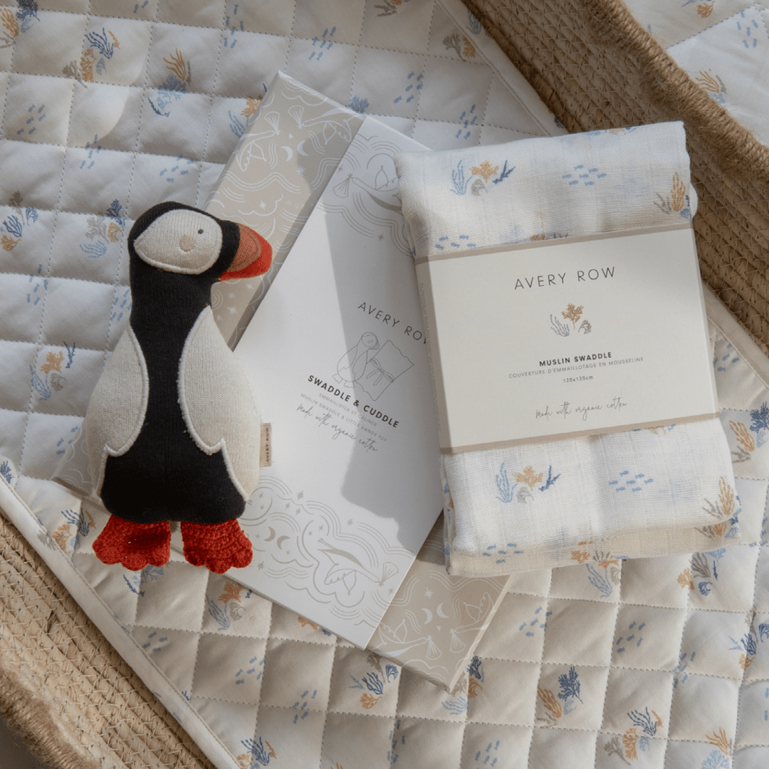 Avery Row | Swaddle & Cuddle New Baby Gift Set | Coastline Avery Row Wholesale 