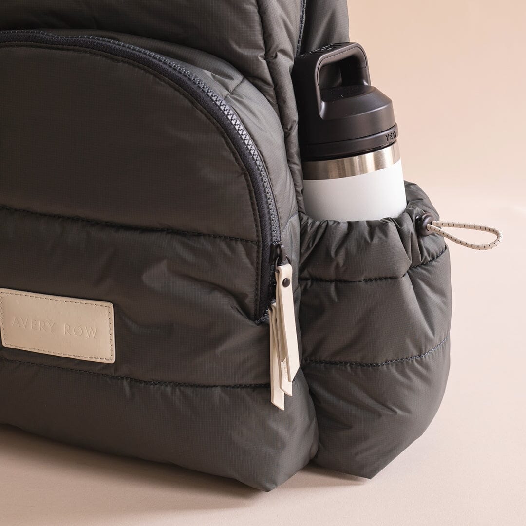 Baby Changing Backpack - Soft Black Changing Bags & Travel Changing Mats Avery Row Wholesale 