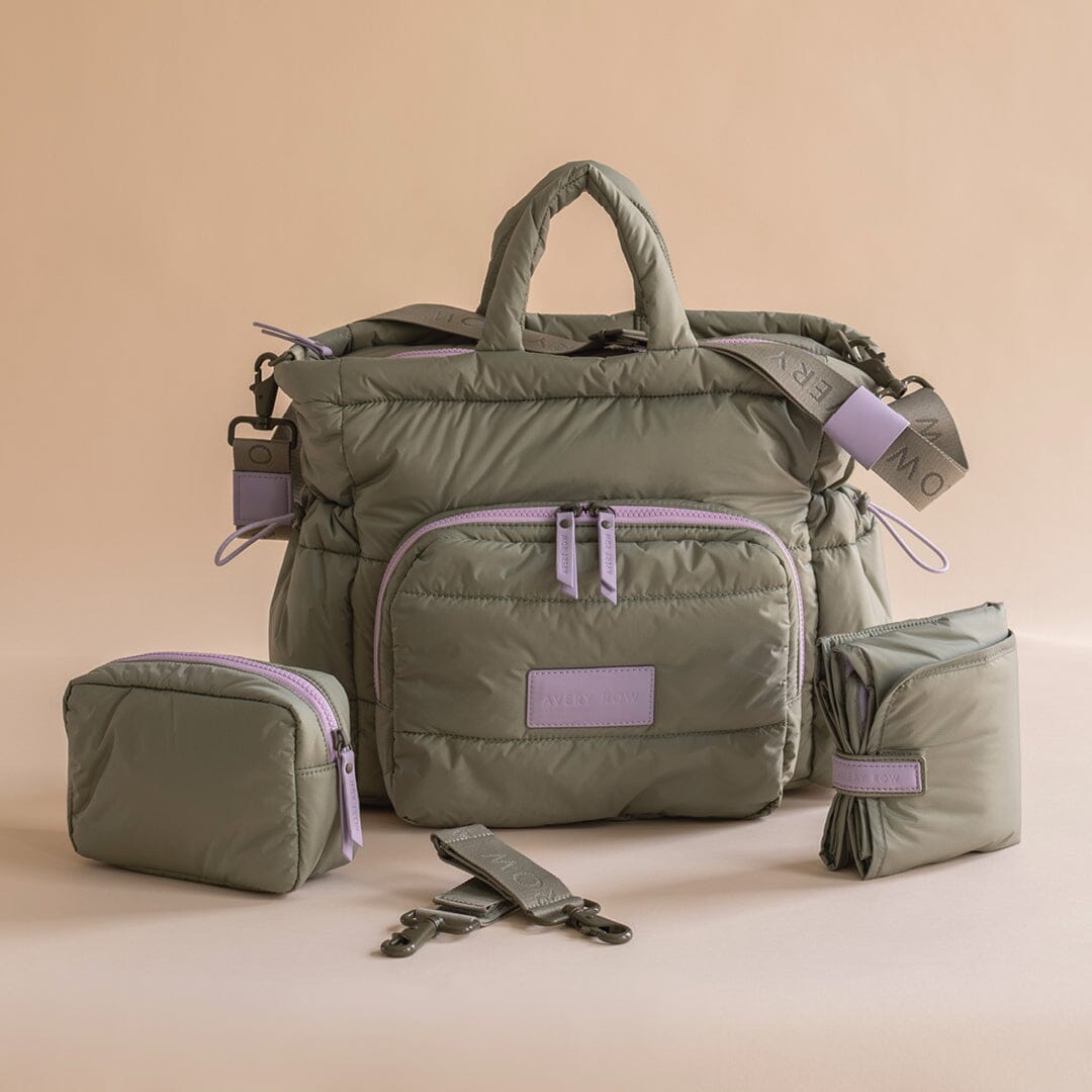Baby Changing Tote Bag - Olive Changing Bags & Travel Changing Mats Avery Row Wholesale 