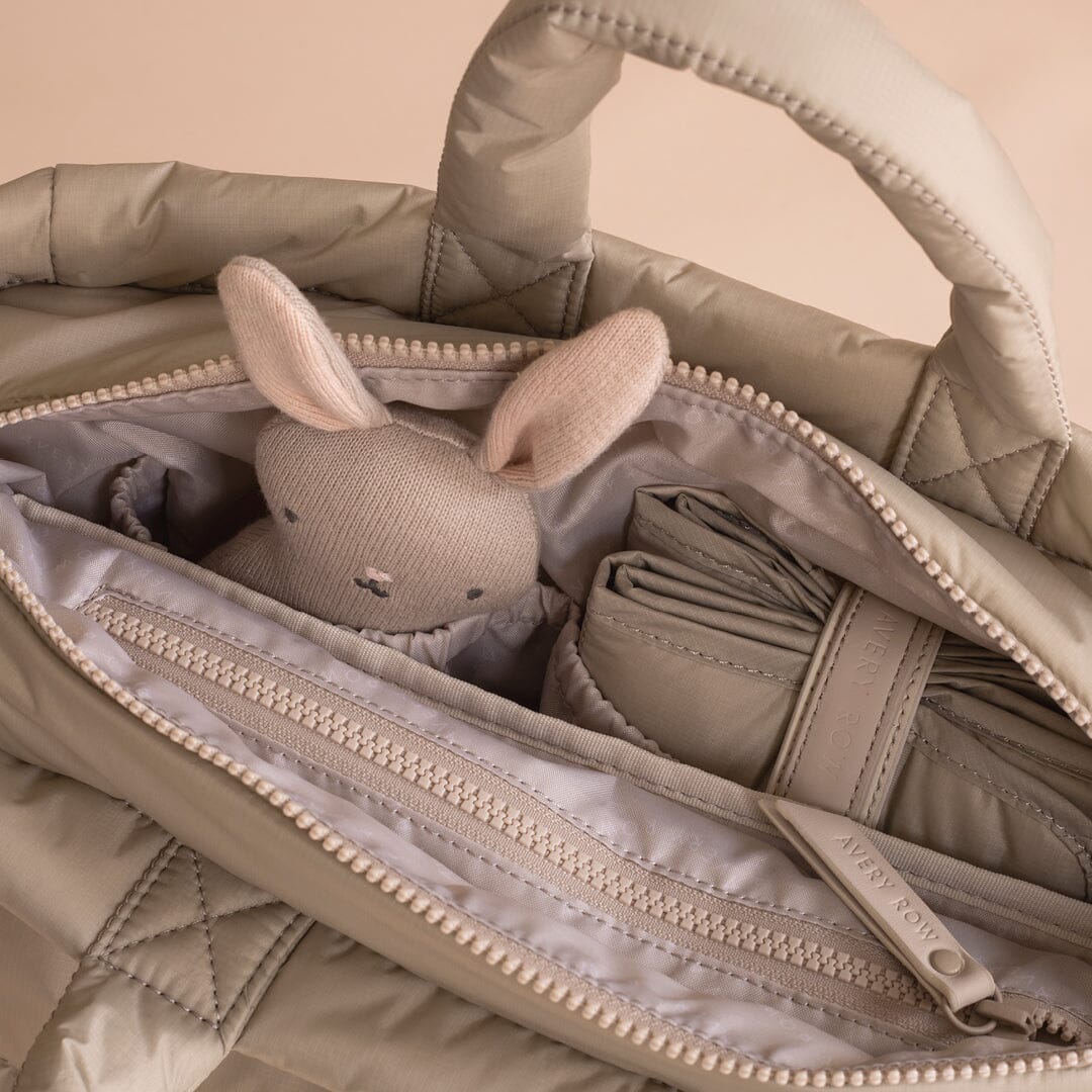 Baby Changing Tote Bag - Oyster Changing Bags & Travel Changing Mats Avery Row Wholesale 