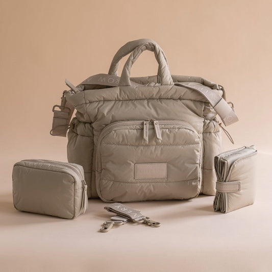 Baby Changing Tote Bag - Oyster Changing Bags & Travel Changing Mats Avery Row Wholesale 