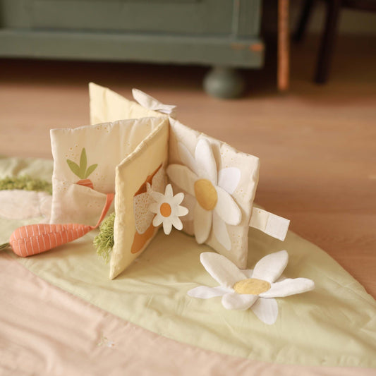 Baby Fabric Book- Bunny Tales Activity Avery Row Wholesale 