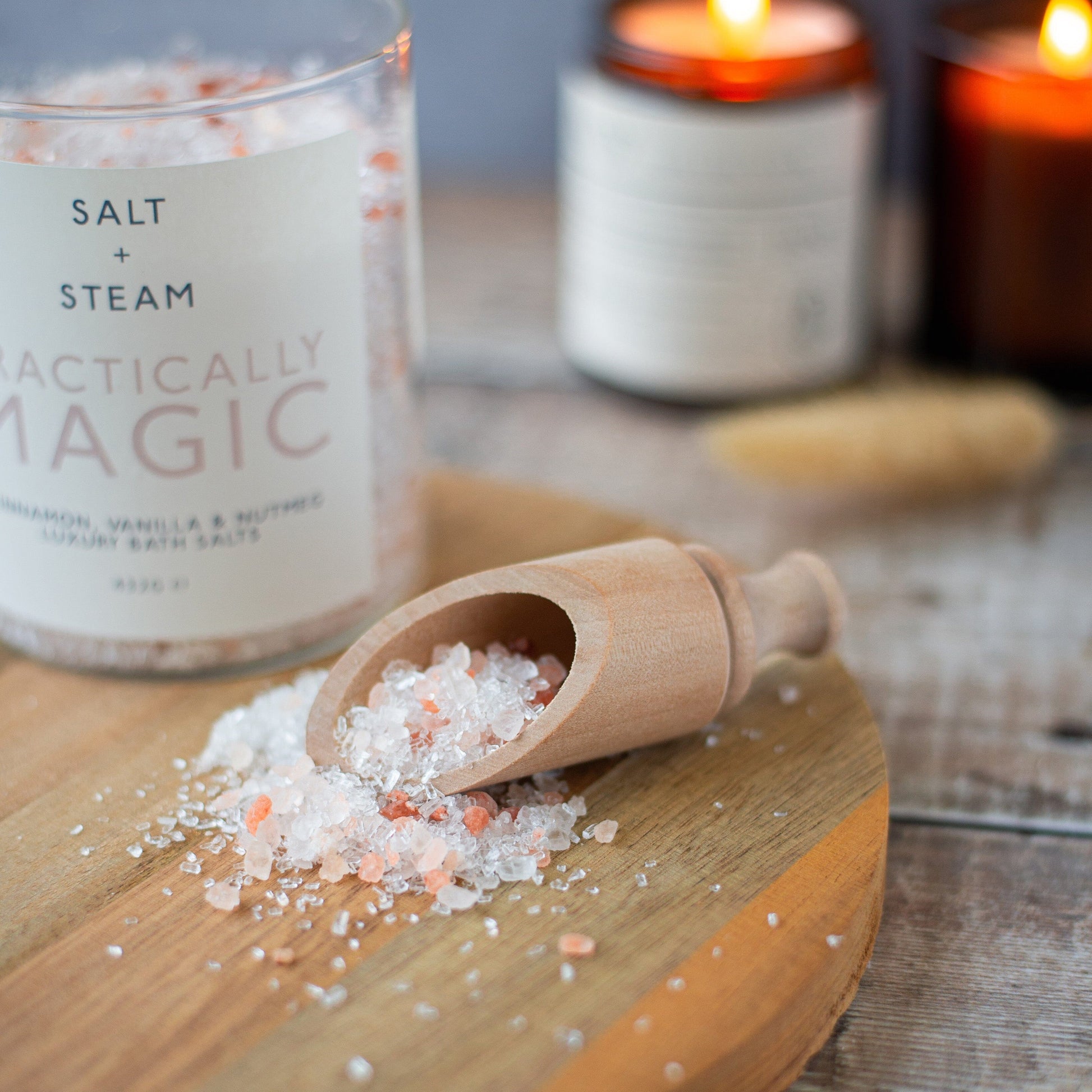 BATH SALT SCOOP Accessory Salt + Steam 