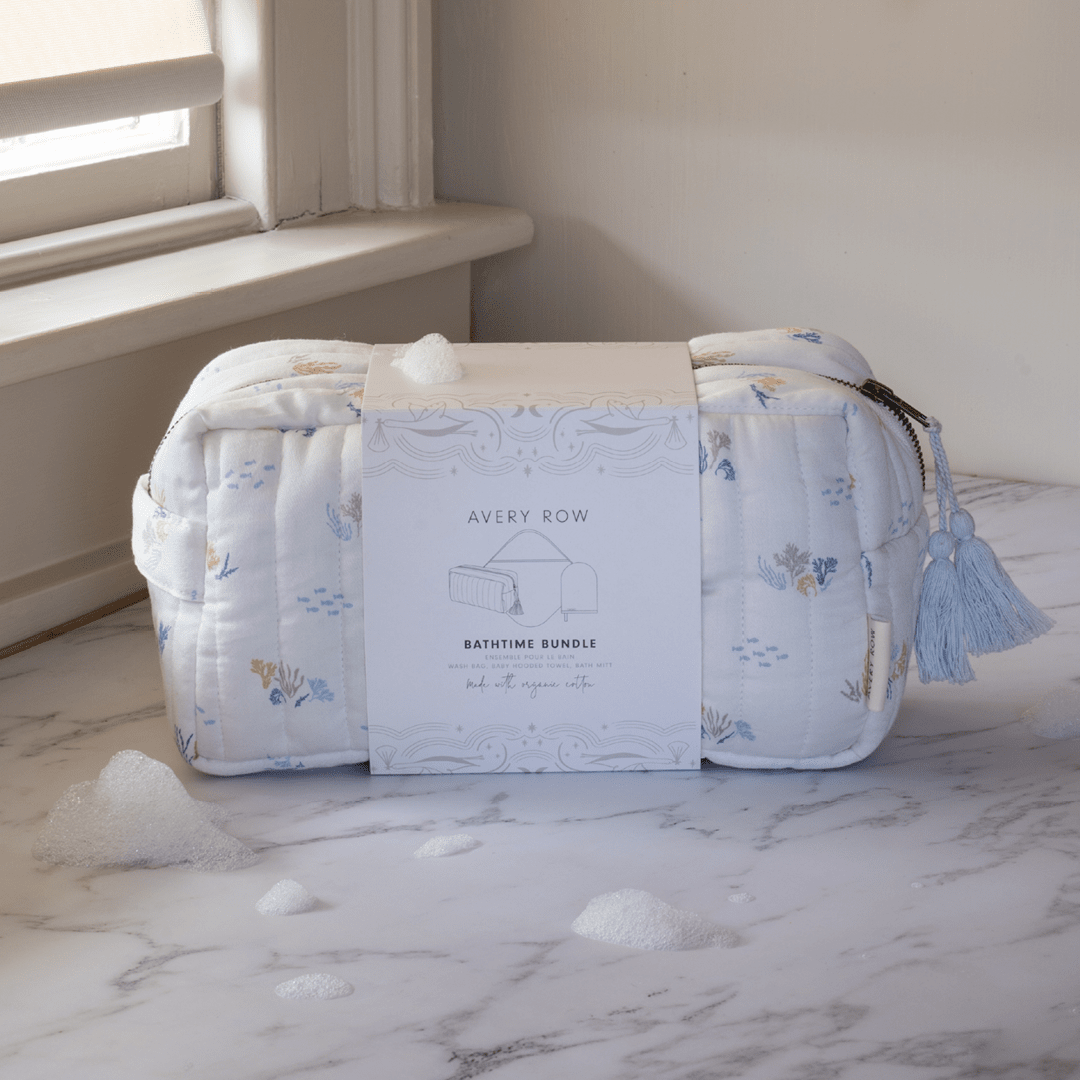 Bathtime Bundle New Baby Gift Set - Coastline Avery Row Wholesale 