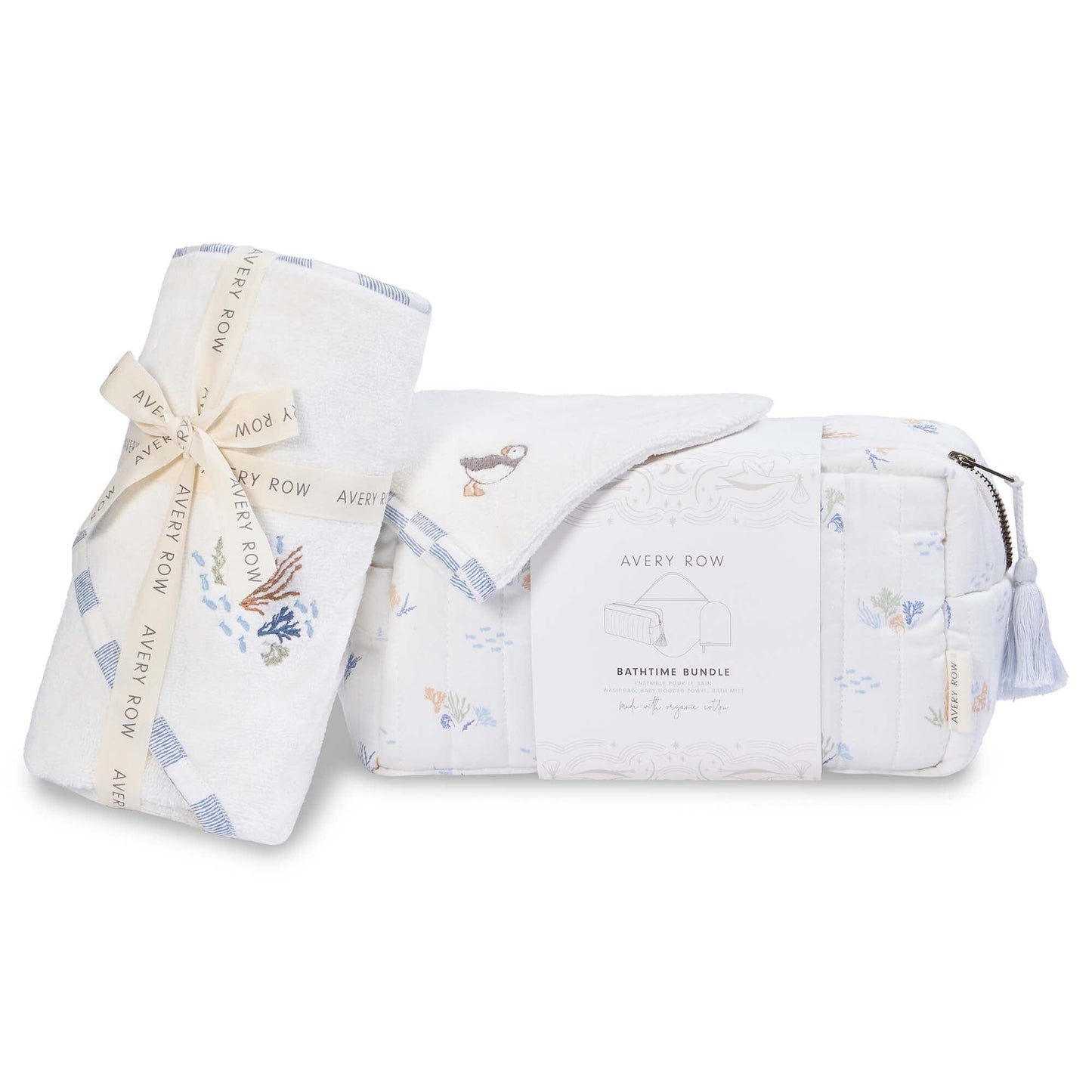 Bathtime Bundle New Baby Gift Set - Coastline Avery Row Wholesale 