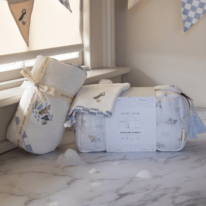 Bathtime Bundle New Baby Gift Set - Coastline Avery Row Wholesale 