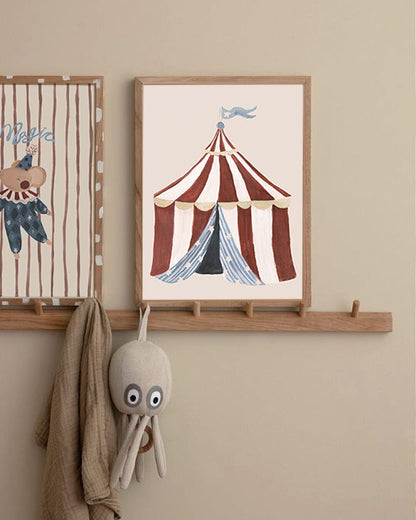 Big Top Tent - Circus Art Print Art Print Lion & The Pear 
