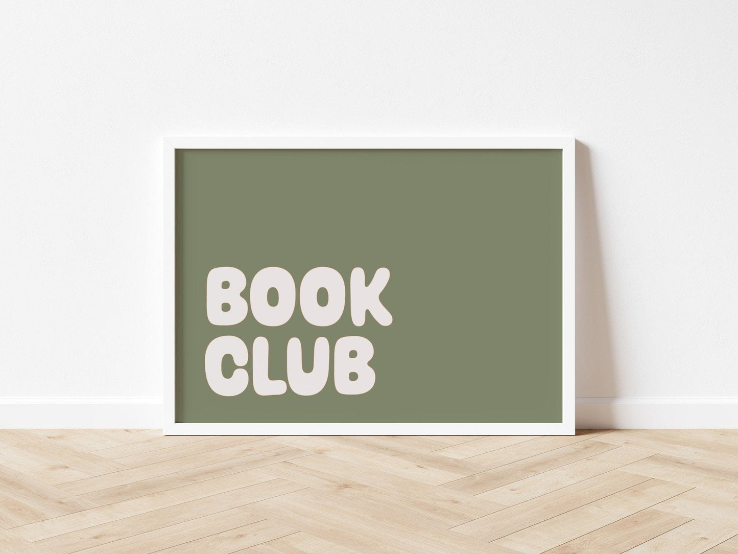 Book Club - Fine Art Print Autumns Corner A4 Olive 