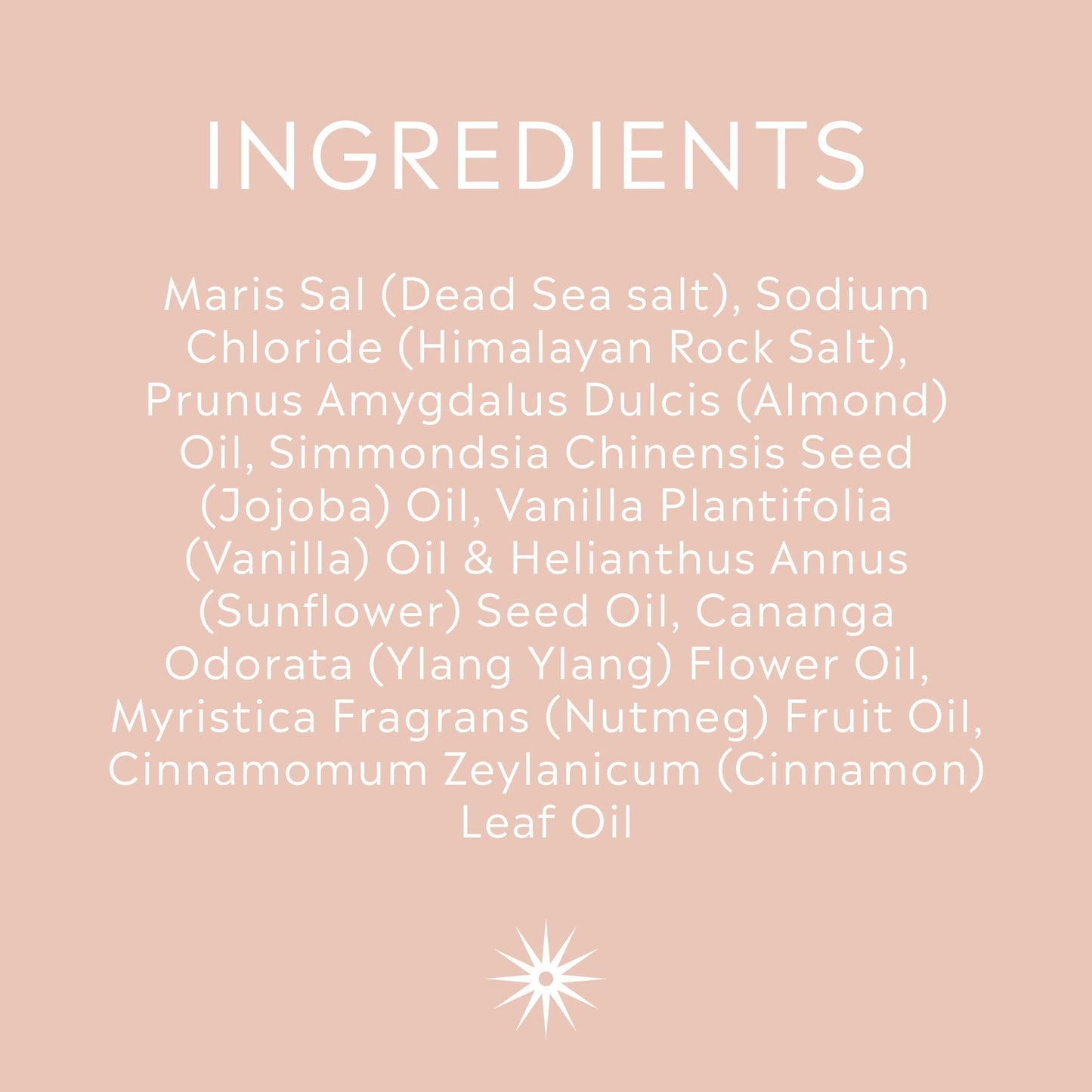 CHAI LATTE Body Scrub Salt + Steam 