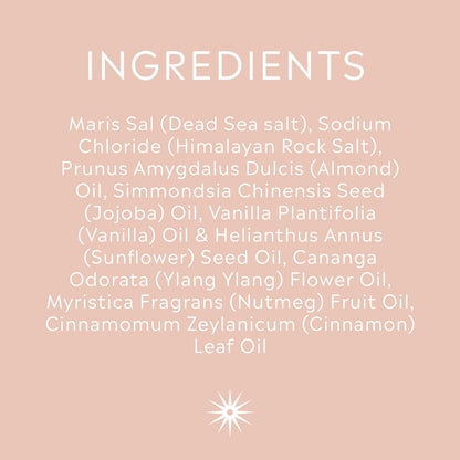 CHAI LATTE Body Scrub Salt + Steam 