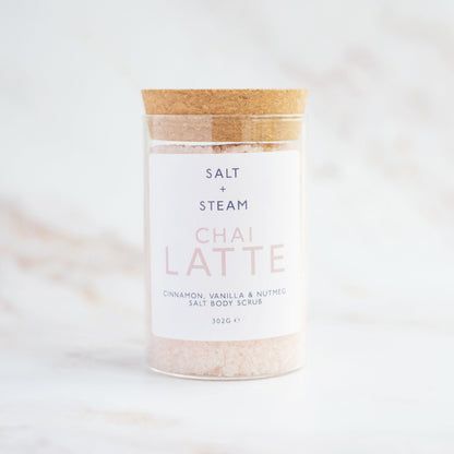 CHAI LATTE Body Scrub Salt + Steam 