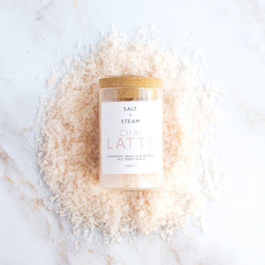 CHAI LATTE Body Scrub Salt + Steam 