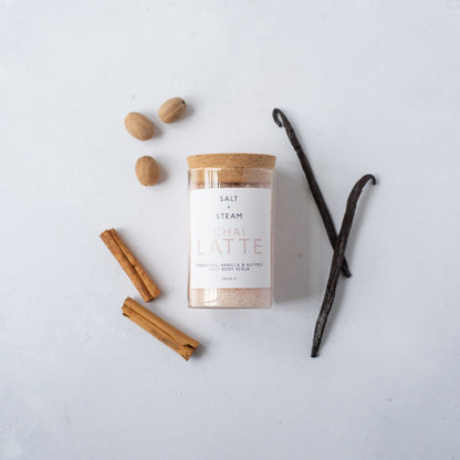 CHAI LATTE Body Scrub Salt + Steam 