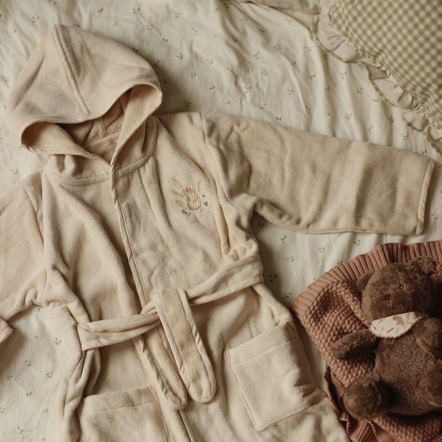 Children's Towelling Robe - Mouse Towelling Avery Row Wholesale 