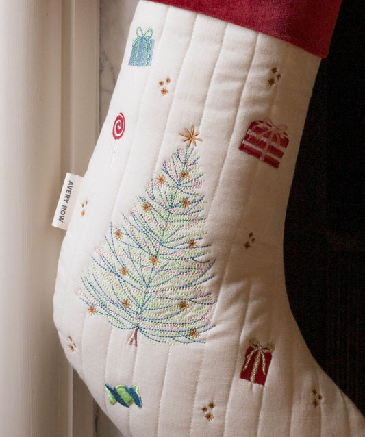 Christmas Stocking - Christmas Tree Christmas Avery Row Wholesale 