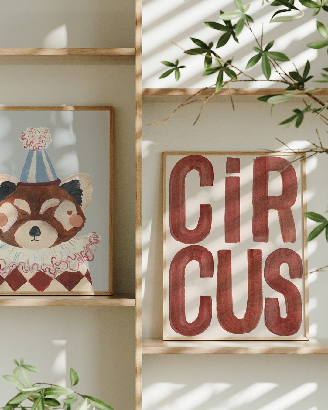 'Circus' - Word Art Print Art Print Lion & The Pear 