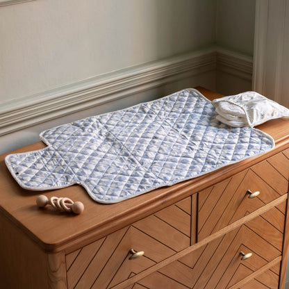 Cotton Travel Baby Changing Mat - Coastline Changing Bags & Travel Changing Mats Avery Row Wholesale 