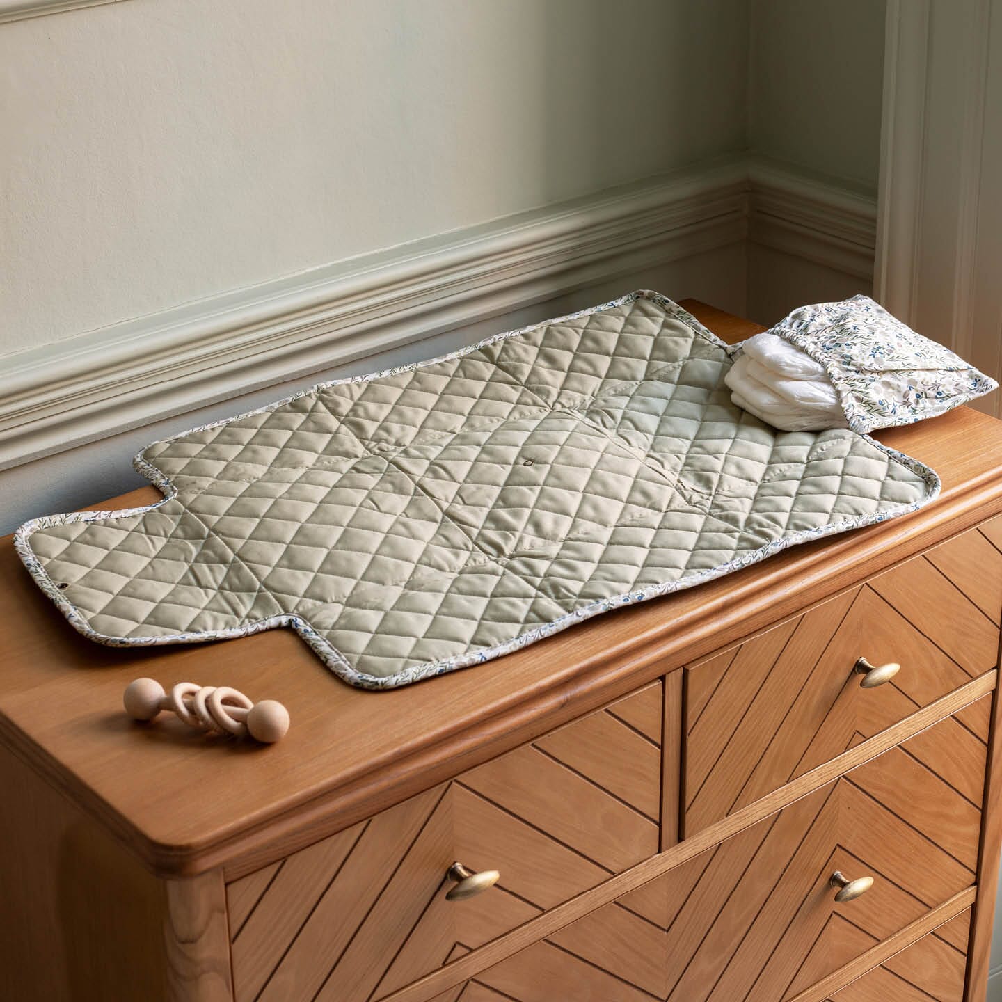 Cotton Travel Baby Changing Mat - Riverbank Changing Bags & Travel Changing Mats Avery Row Wholesale 