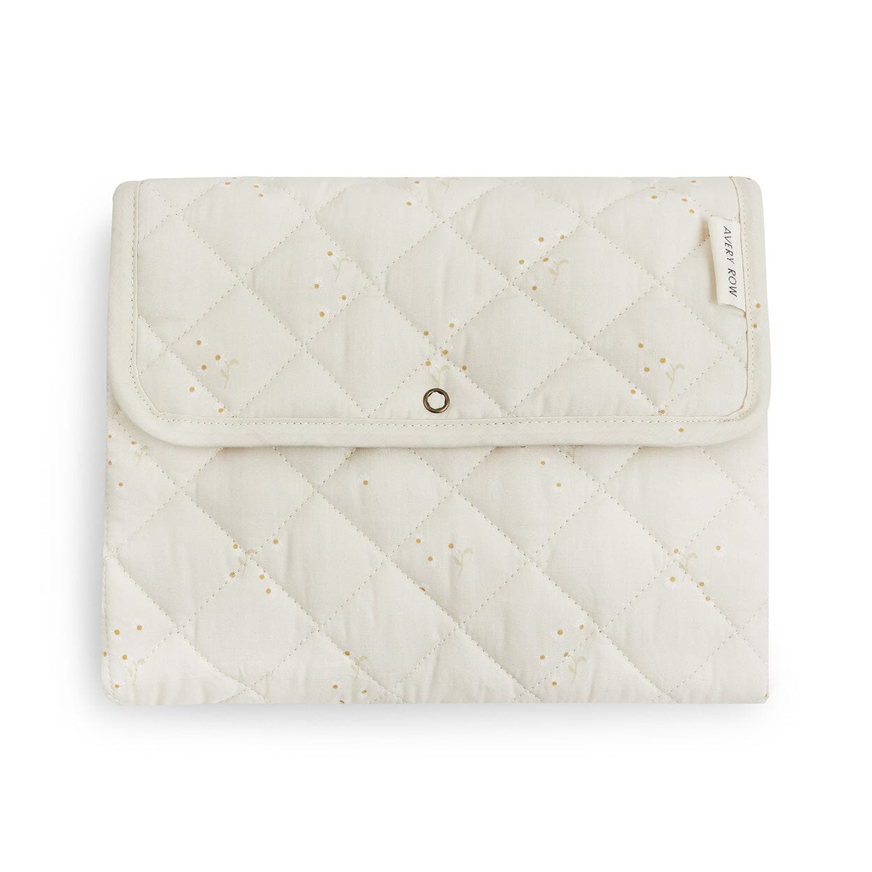 Cotton Travel Baby Changing Mat - Wild Chamomile Changing Bags & Travel Changing Mats Avery Row Wholesale 