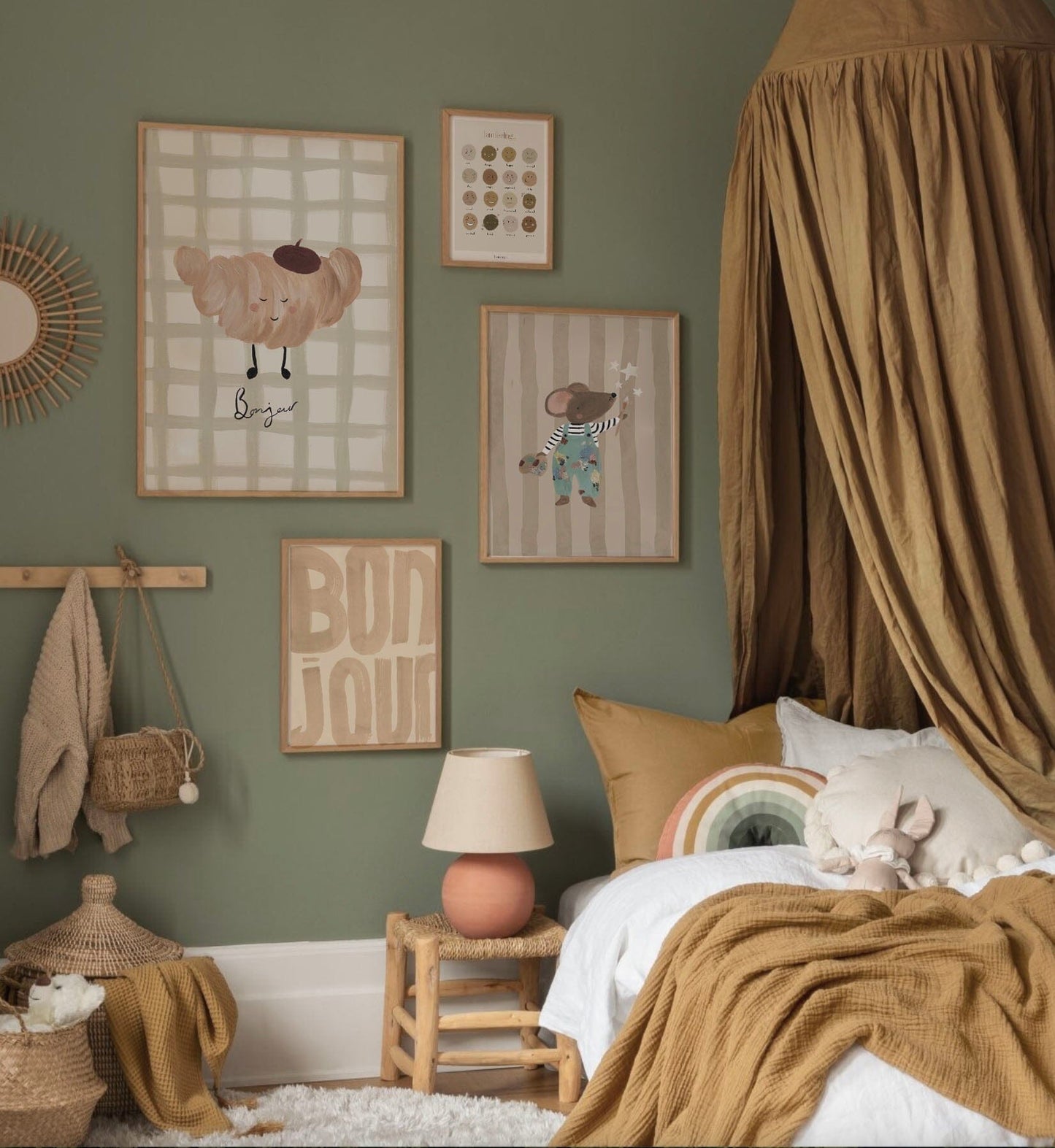 Croissant - Food Art Print Art Print Lion & The Pear 