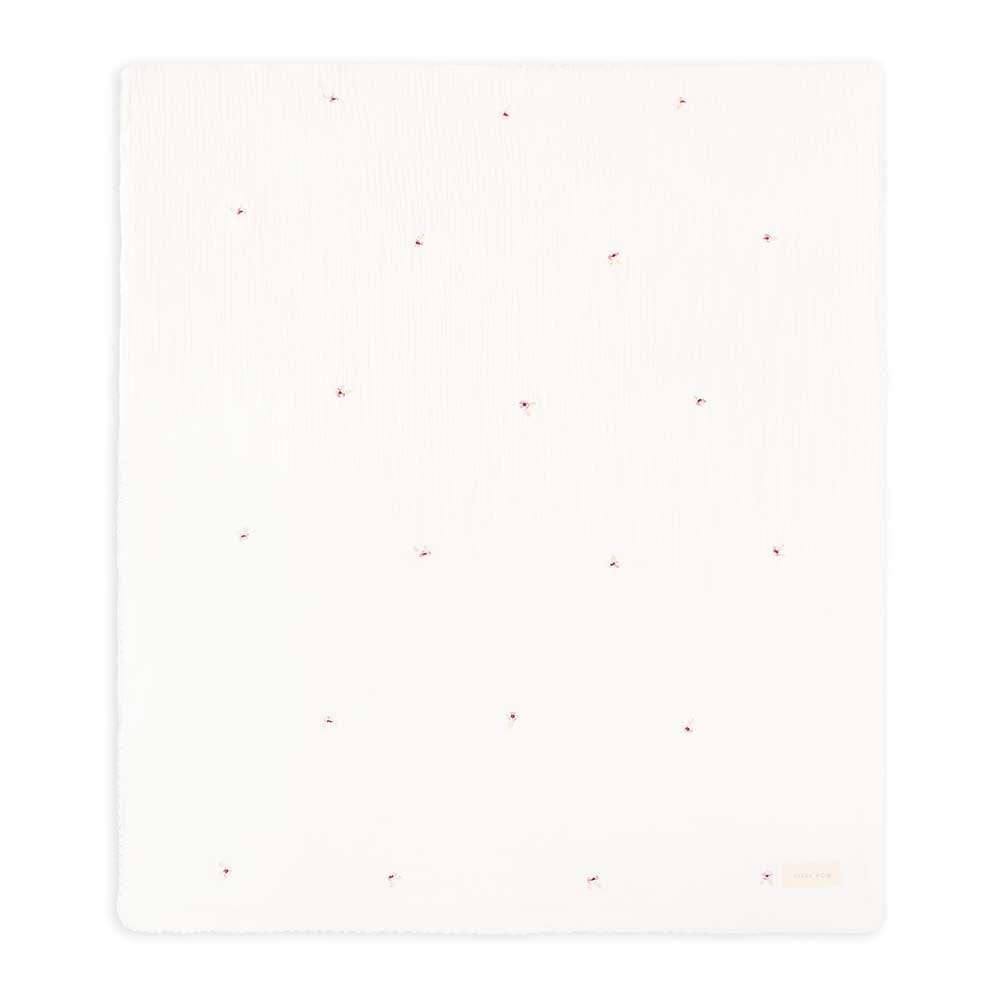 Embroidered Muslin Blanket - Anemone Blankets Avery Row Wholesale 