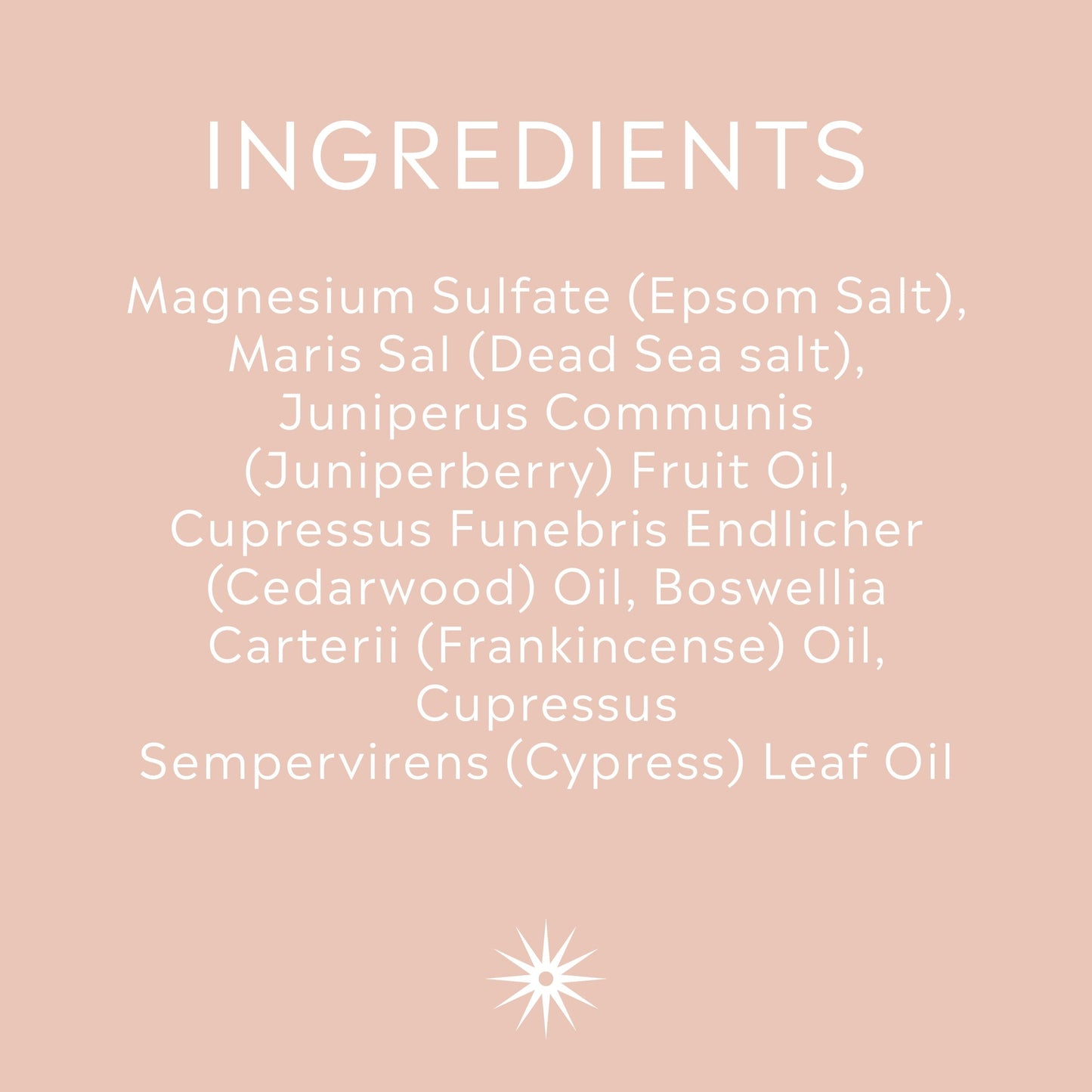 EVENING WOOD Bath Salts Salt + Steam 