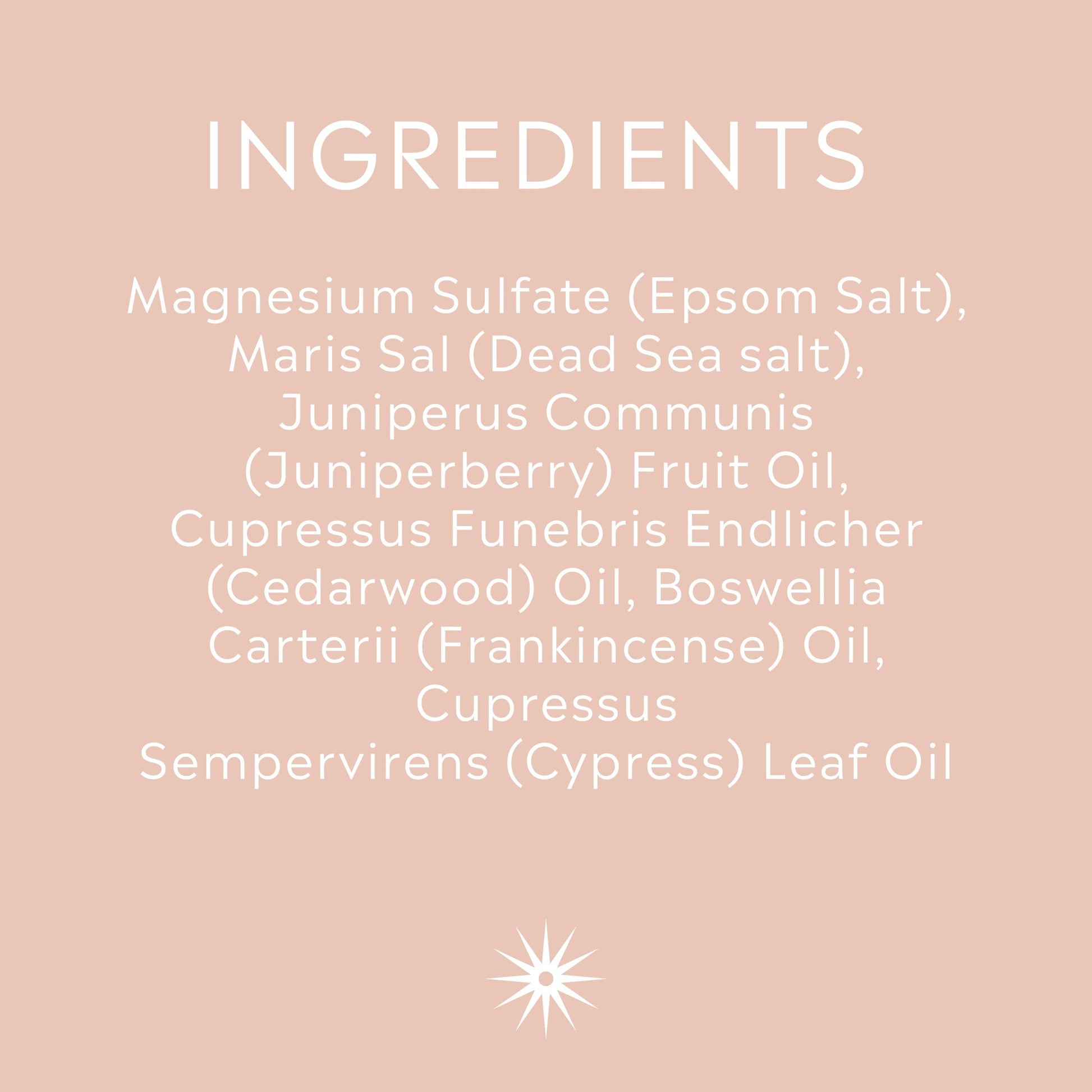 EVENING WOOD Bath Salts Salt + Steam 