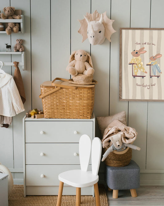 Everlasting Love - Big Sister Rabbit Art Print Art Print Lion & The Pear 