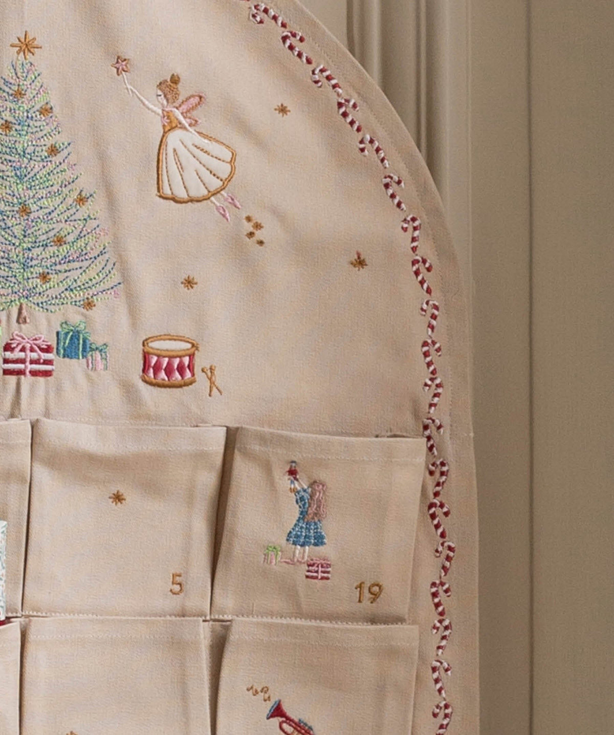 Fabric Advent Calendar - The Nutcracker Christmas Avery Row Wholesale 