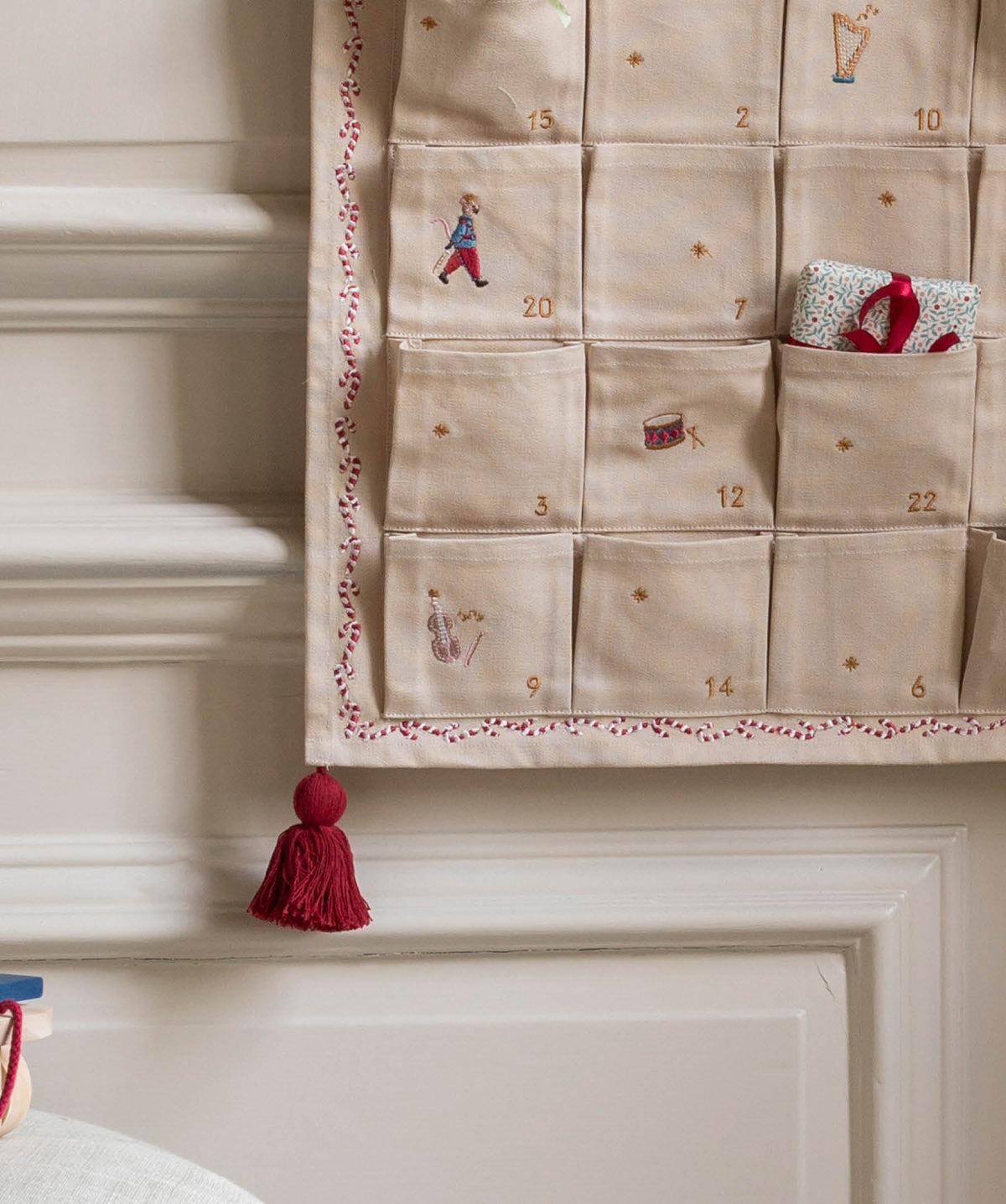 Fabric Advent Calendar - The Nutcracker Christmas Avery Row Wholesale 