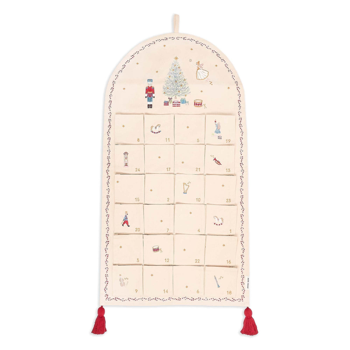 Fabric Advent Calendar - The Nutcracker Christmas Avery Row Wholesale 