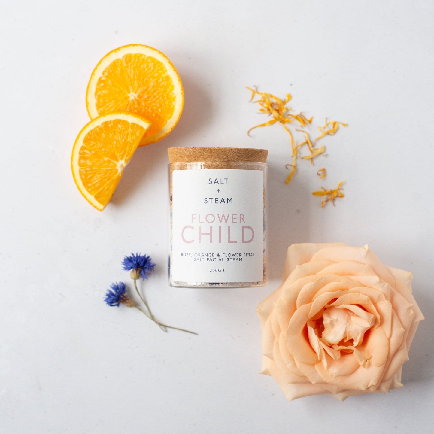 FLOWER CHILD Facial Steam Salt + Steam 