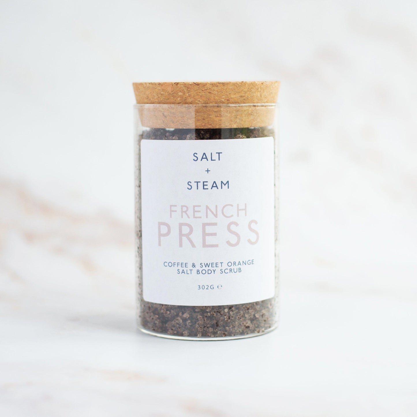 FRENCH PRESS Body Scrub Salt + Steam 