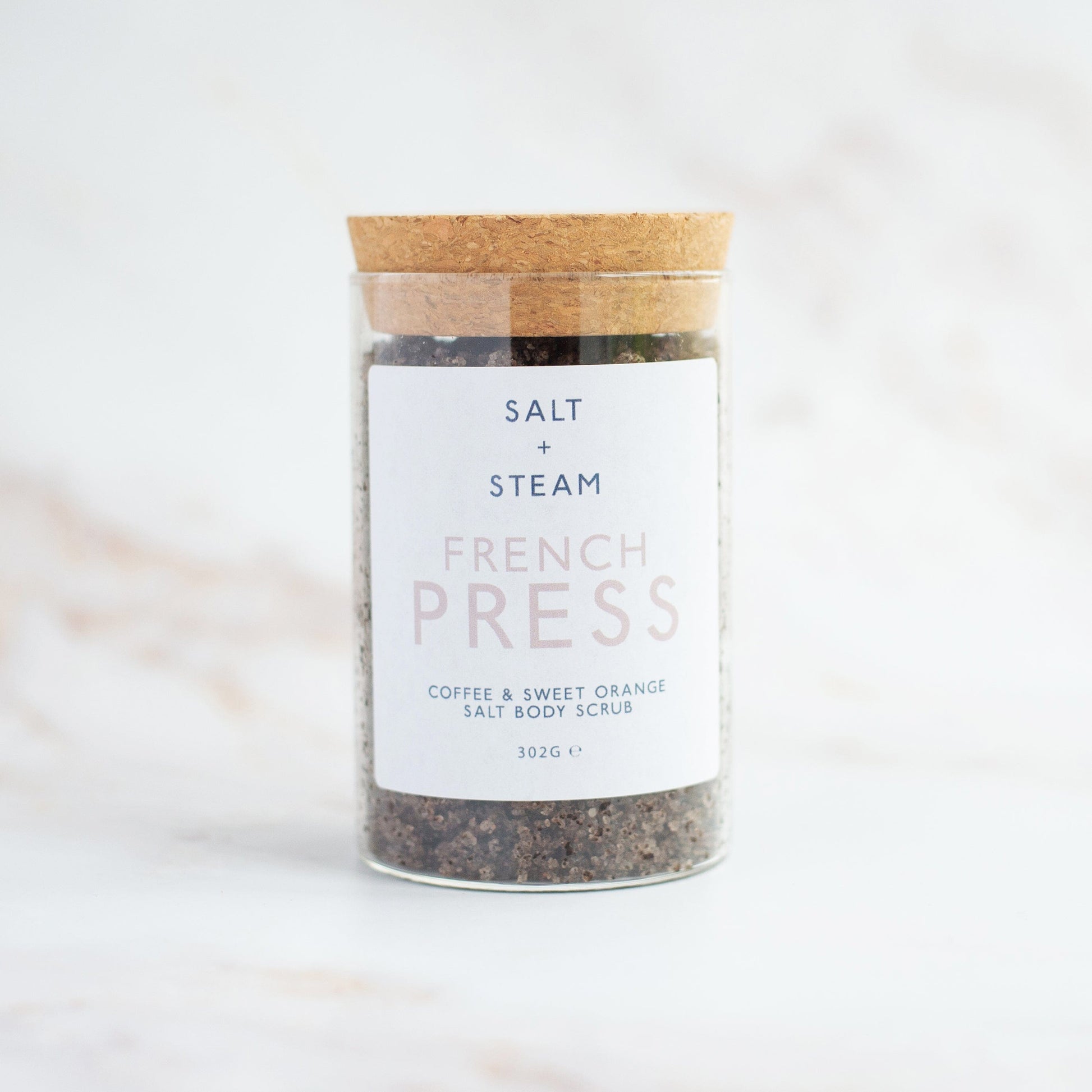 FRENCH PRESS Body Scrub Salt + Steam 