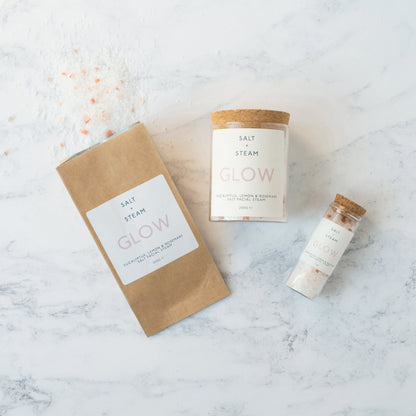 GLOW Facial Steam Salt + Steam Refill 