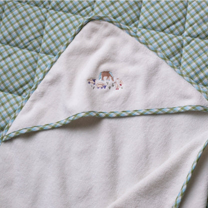Hooded Towel - Baby - Little Farm Towelling Avery Row Wholesale 