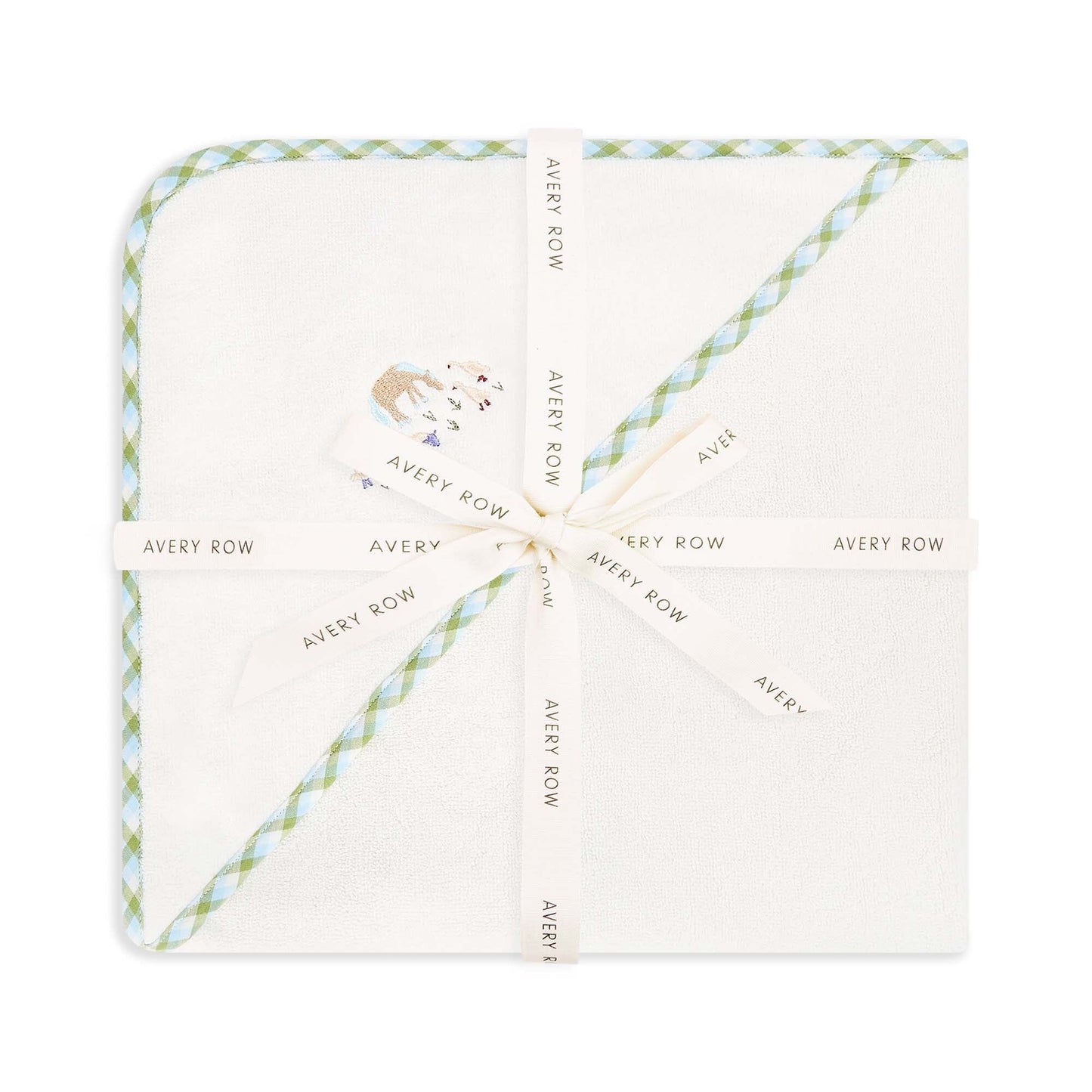 Hooded Towel - Baby - Little Farm Towelling Avery Row Wholesale 